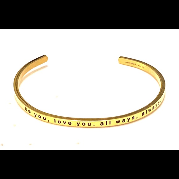 MANTRA BAND Alex Elle gold cuff bracelet - Picture 1 of 3
